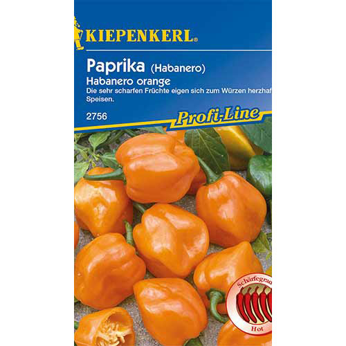 Chilli paprička Habanero orange artikel fotografie 1 Chilli paprička Habanero orange obrázek 1 artikel 86426