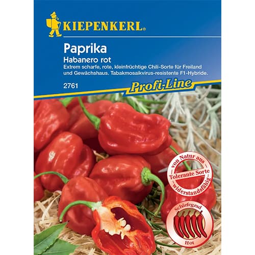 Chilli paprička Habanero rot F1 obrázek 1 artikel 86427