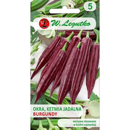 Ibišek jedlý (Okra) Burgundy artikel fotografie 1 Ibišek jedlý (Okra) Burgundy obrázek 1 artikel 69505
