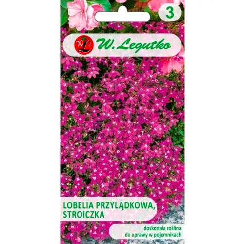 Lobelka modrá (Lobelka drobná) karmínově červená obrázek 1 artikel 78572