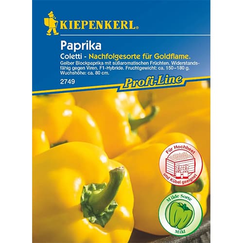 Paprika Coletti F1 artikel fotografie 1 Paprika Coletti F1 obrázek 1 artikel 86386