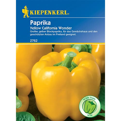 Paprika Yellow California Wonder artikel fotografie 1 Paprika Yellow California Wonder obrázek 1 artikel 86390