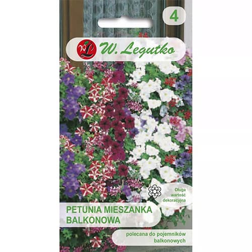 Petúnie s převislými výhonky, směs artikel fotografie 1 Petúnie s převislými výhonky, směs obrázek 1 artikel 69622