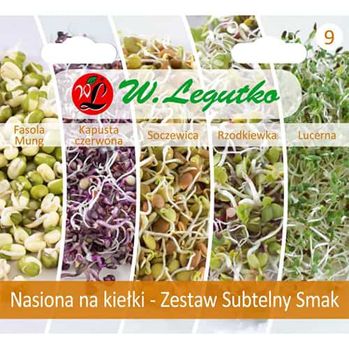 Semena na klíčky - Sada Jemná chuť, 5 druhů obrázek 1 artikel 96835