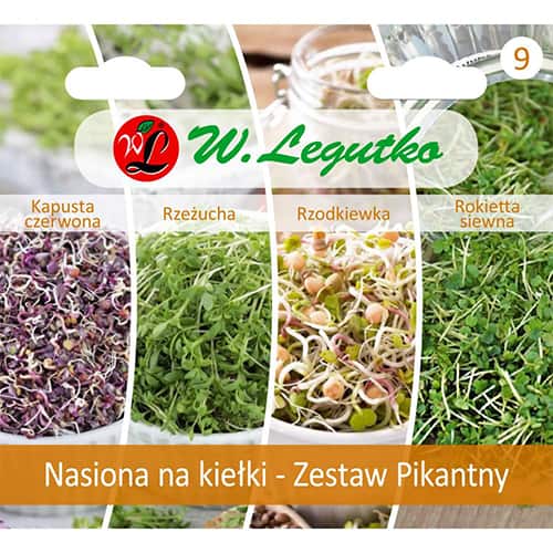 Semena na klíčky - Sada Pikantní, 4 druhy artikel fotografie 1 Semena na klíčky - Sada Pikantní, 4 druhy obrázek 1 artikel 96833