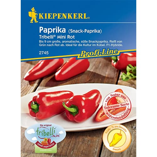 Sladká paprika Tribelli Mini Rot F1 obrázek 1 artikel 86531